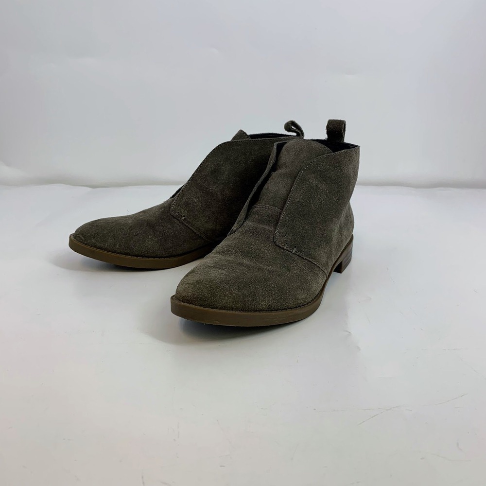 Franco Sarto Ilena Suede Ankle Boots Casual Low Heel‎ Everyday Booties Size 7.5